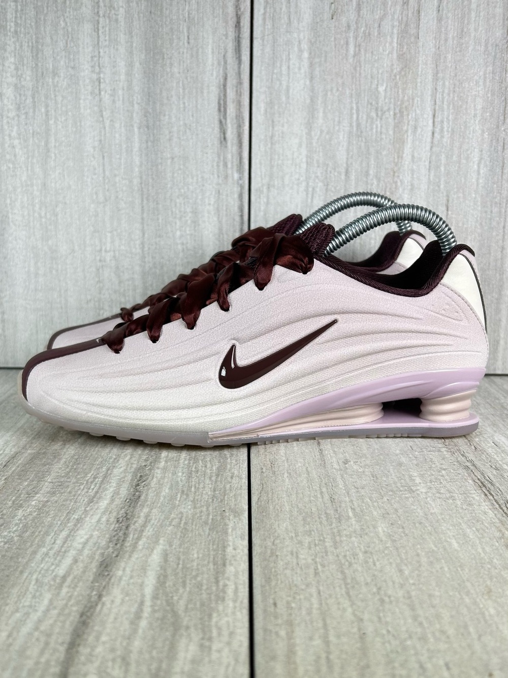 NEW Nike Shox Z SE Partical Rose Pink Burgundy Athletic Sneaker Women’s Size 7 - Picture 2 of 12